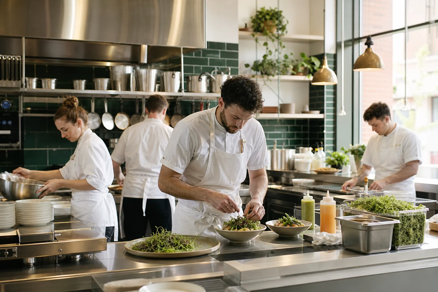 Fern & Fork kitchen